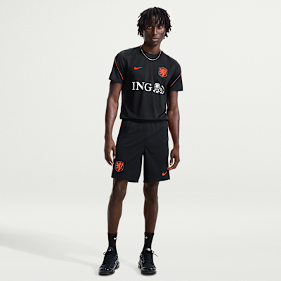 Nike Hollanda Strike Nike Dri-FIT Örgü Erkek Futbol Şortu görsel 5