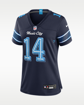 Женские джерси Carnell Tate Tennessee Titans Rivalries Collection Nike NFL Game Jersey