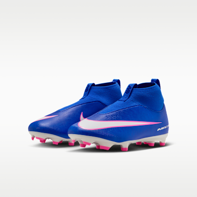 Nike Jr. Mercurial Superfly 10 Academy Little/Big Kids' Multi-Ground High-Top Soccer Cleats