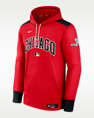 Мужское худи Chicago White Sox Authentic Collection City Connect Nike Therma MLB Pullover Hoodie