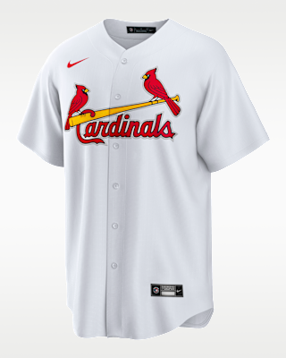 Мужские джерси Lars Nootbaar St. Louis Cardinals Nike MLB Replica Jersey
