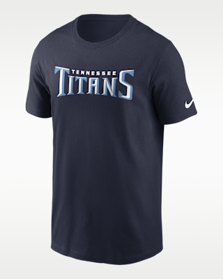 Мужская футболка Tennessee Titans Primetime Wordmark Essential Nike NFL