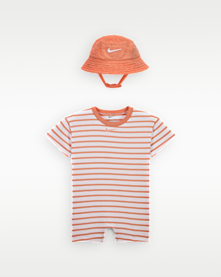 Детские шорты Nike Baby Short Sleeve Romper with Bucket Hat