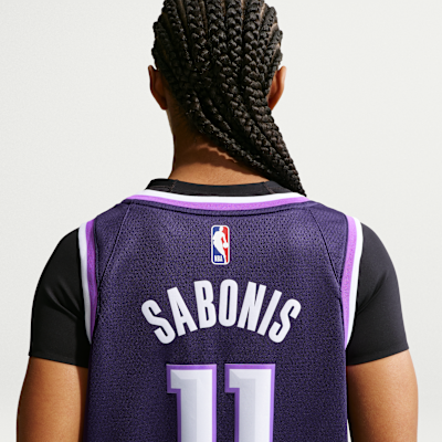 Domantas Sabonis Sacramento Kings City Edition Men's Nike NBA Swingman Jersey