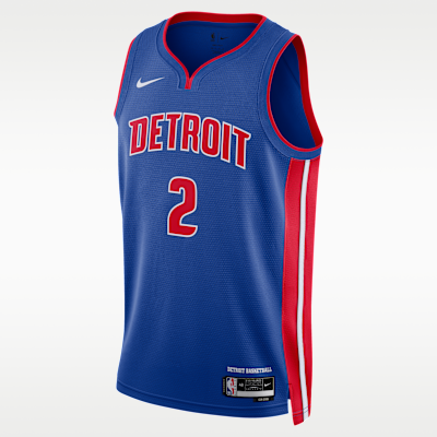 Jersey Nike Dri-FIT de la NBA Swingman para hombre Detroit Pistons Icon Edition