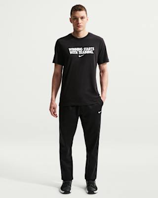 Мужские  Nike Therma Therma-FIT Open Hem Fitness Pants для тренировок