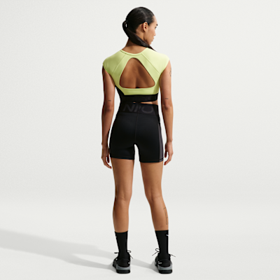 Nike Pro Sculpt Dri-FIT Yüksek Belli 13 cm Kadın Bisiklet Şortu görsel 5