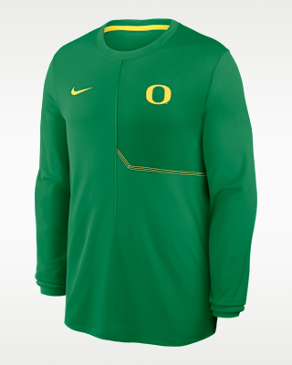 Мужские  Oregon Sideline Coach Nike Dri-FIT College Long-Sleeve Top