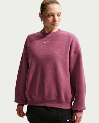 Женские Nike Studio Fleece Medium Weight Oversized Crew