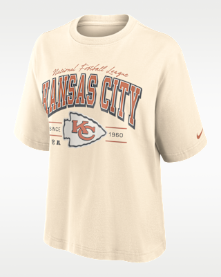 Женская футболка Kansas City Chiefs Vintage Mod Boxy Nike NFL