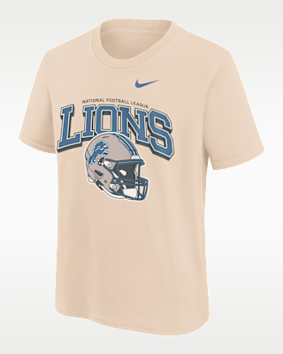 Детская футболка Detroit Lions Vintage Mod Easy Lane Big Kids' Nike NFL Short-Sleeve