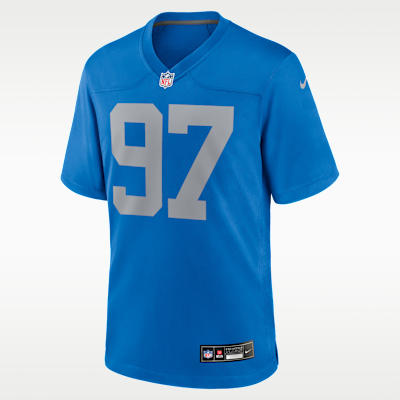 Aidan Hutchinson Detroit Lions Men's Nike NFL Game Football Jersey