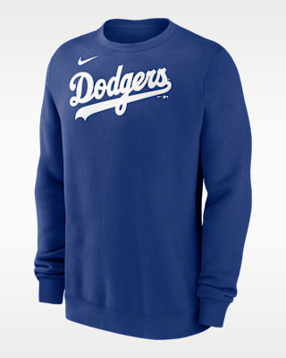 Мужские  Los Angeles Dodgers Wordmark Nike MLB Pullover Crew