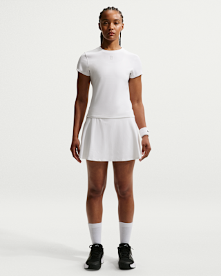 Женская юбка Nike Victory Dri-FIT Short Flouncy Tennis Skirt для тенниса
