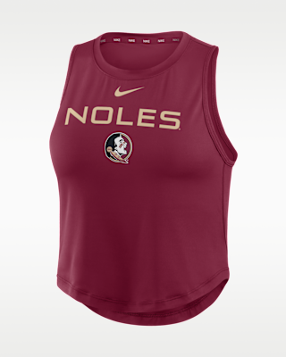 Женские Florida State One Nike Dri-Fit Cropped Tank Top
