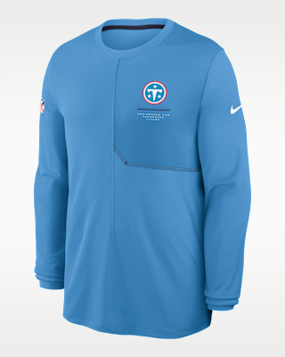 Мужские  Tennessee Titans Sideline Coach Nike Dri-FIT NFL Long-Sleeve Top