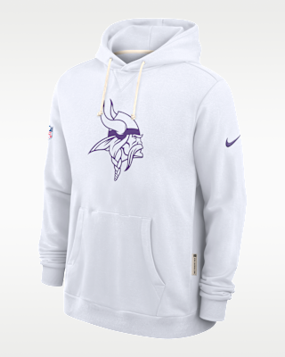 Мужские тайтсы Minnesota Vikings Alt 2 Tight Coverage Sideline Nike Dri-FIT NFL Pullover Hoodie