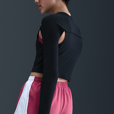 Shorts de correr Dri-FIT para niña talla grande Nike Tempo