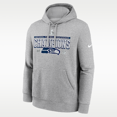 Seattle Seahawks 2026 NFC Champions Trophy Collection Men's Nike NFL Pullover Hoodie