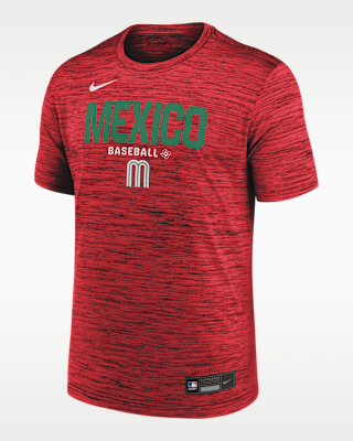 Мужская футболка Mexico National Baseball Team 2026 World Baseball Classic Velocity Nike Dri-FIT