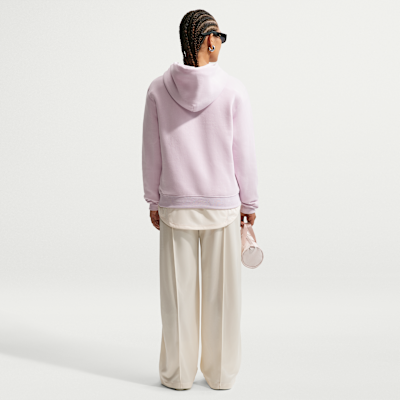 Nike Studio Fleece Orta Kalınlıkta Kapüşonlu Kadın Sweatshirt'ü görsel 5