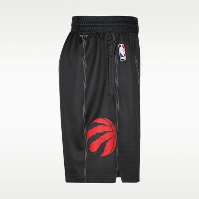 Shorts de alero polivalente de la NBA para hombre Nike Dri-FIT de los Toronto Raptors de la colección City Edition