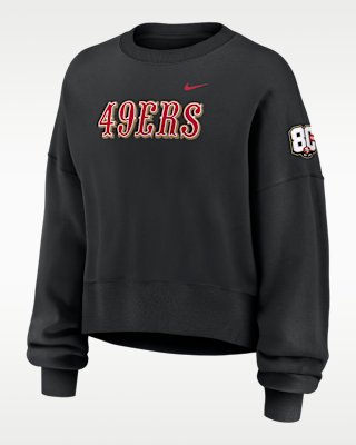 Женские  San Francisco 49ers 80th Anniversary Phoenix Nike NFL Pullover Crew