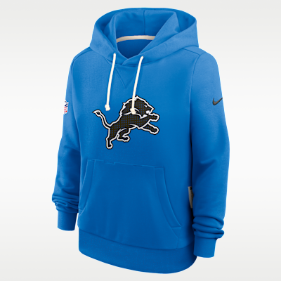 Detroit Lions Sideline Women's Nike Dri-FIT NFL Pullover Hoodie