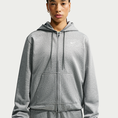 Nike Studio Fleece Sport Therma-FIT Tam Fermuarlı Kadın Kapüşonlu Üstü görsel 3