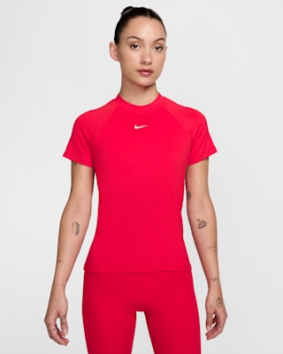 Женские шорты Nike Pro Dri-FIT Short-Sleeve Top