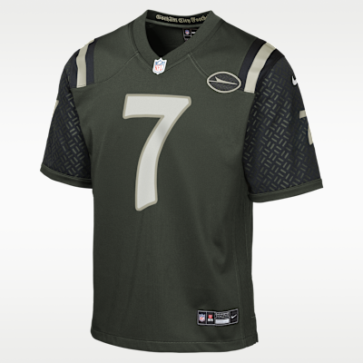 Justin Fields New York Jets Rivalries Collection Big Kids' Nike NFL Game Jersey