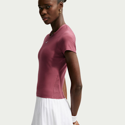 Nike Victory Dri-FIT Kısa Kollu Kadın Tenis Üstü görsel 2