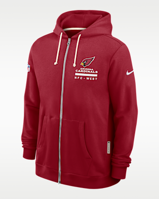 Мужское худи Arizona Cardinals Utility Player Sideline Nike Dri-FIT NFL Full-Zip Hoodie
