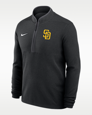Мужские  San Diego Padres Victory Nike Dri-FIT MLB 1/2-Zip Long-Sleeve Top