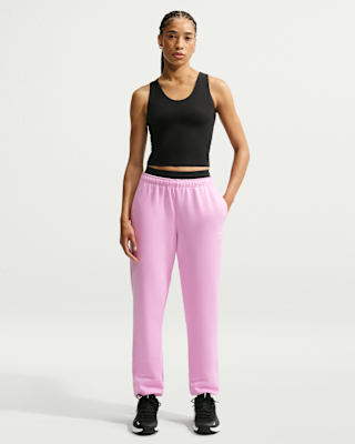 Женские  Nike Studio Fleece Sport Dri-FIT Mid-Rise Pants