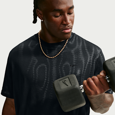 Nike N.A.C. Primary Dri-FIT Kısa Kollu Erkek Antrenman Üstü görsel 8