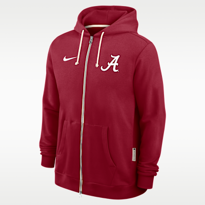 Alabama Sideline Men's Nike Dri-FIT College Full-Zip Hoodie