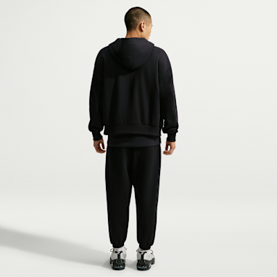 Nike Solo Fleece Tam Boy Fermuarlı Kapüşonlu Erkek Üstü görsel 5