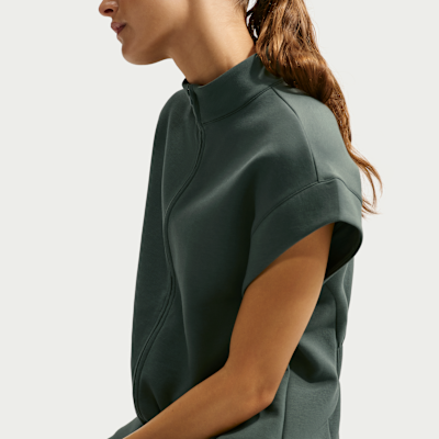 Nike 24.7 ImpossiblySoft Dri-FIT Tam Boy Fermuarlı Kadın Tunik görsel 3