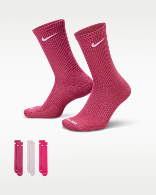 Unisex носки Nike Everyday Plus Cushioned Training Crew Socks (3 Pairs) для тренировок
