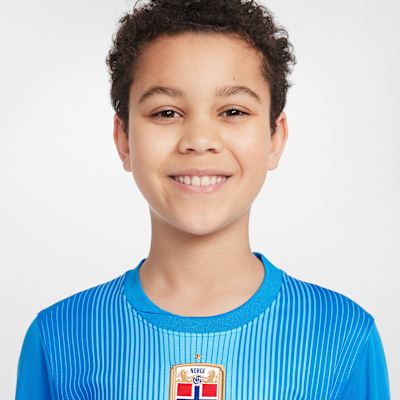 Equipación de portero/a Stadium Noruega 2025/26 Camiseta de fútbol de manga larga Replica Nike Dri-FIT - Niño/a