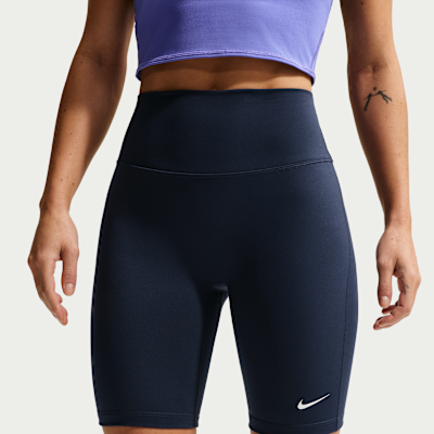 Nike One Yüksek Belli 20 cm Kadın Bisiklet Şortu görsel 2