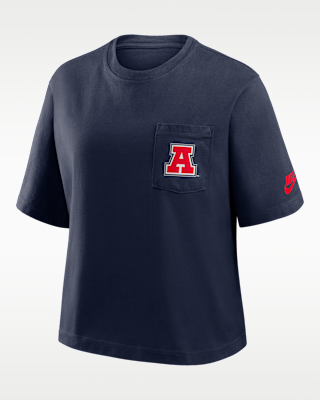 Женская футболка Arizona Legacy Pocket Boxy Nike College