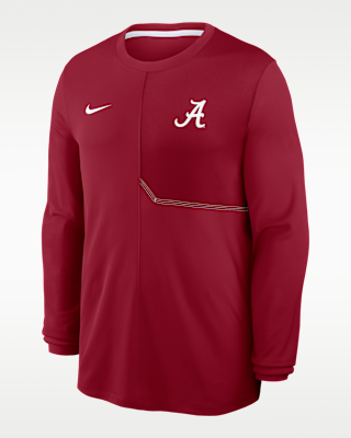 Мужские  Alabama Sideline Coach Nike Dri-FIT College Long-Sleeve Top