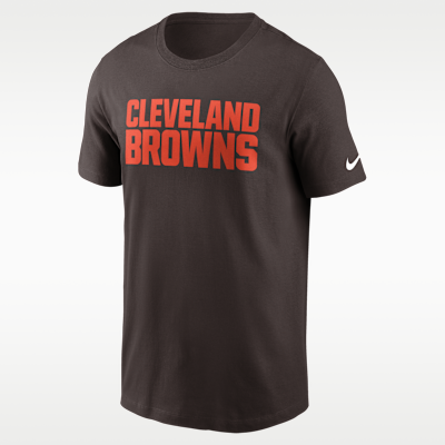 Cleveland Browns Primetime Wordmark Essential Men's Nike NFL T-Shirt