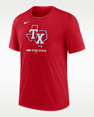 Мужская футболка Texas Rangers Logo Nike MLB