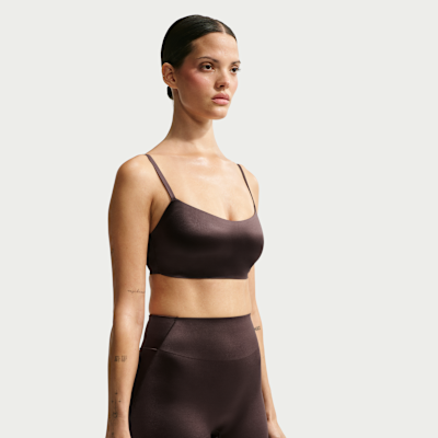 NikeSKIMS Satin Shine Scoop Cami Kadın Sütyeni görsel 3