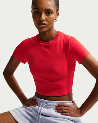Женская футболка Nike Sportswear Chill Knit Cropped