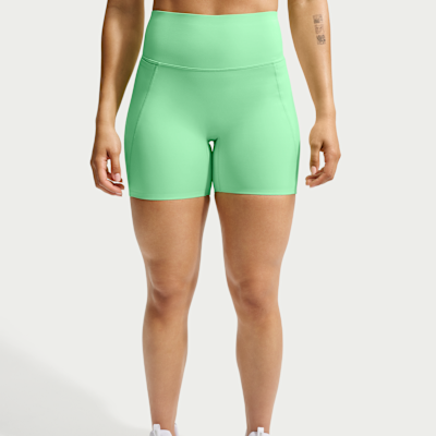 Nike Universa Yüksek Belli Ön Dikişsiz 13 cm Kadın Bisiklet Şortu görsel 2