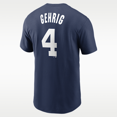 Lou Gehrig New York Yankees Cooperstown Fuse Men's Nike MLB T-Shirt